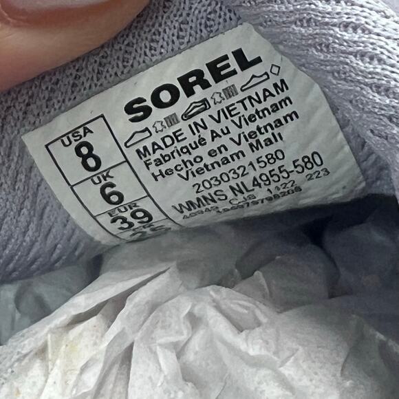 Sorel Kinetic Impact II Mule Slip On Sneakers Twilight Chalk Women's US 8 NWB - Picture 9 of 10